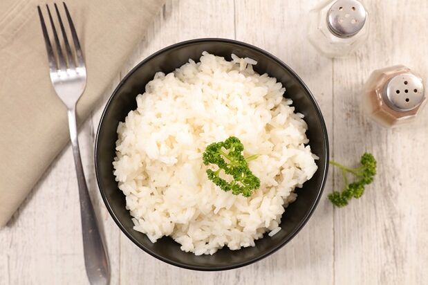 El día de descarga en arroz no tiene contraindicaciones. 