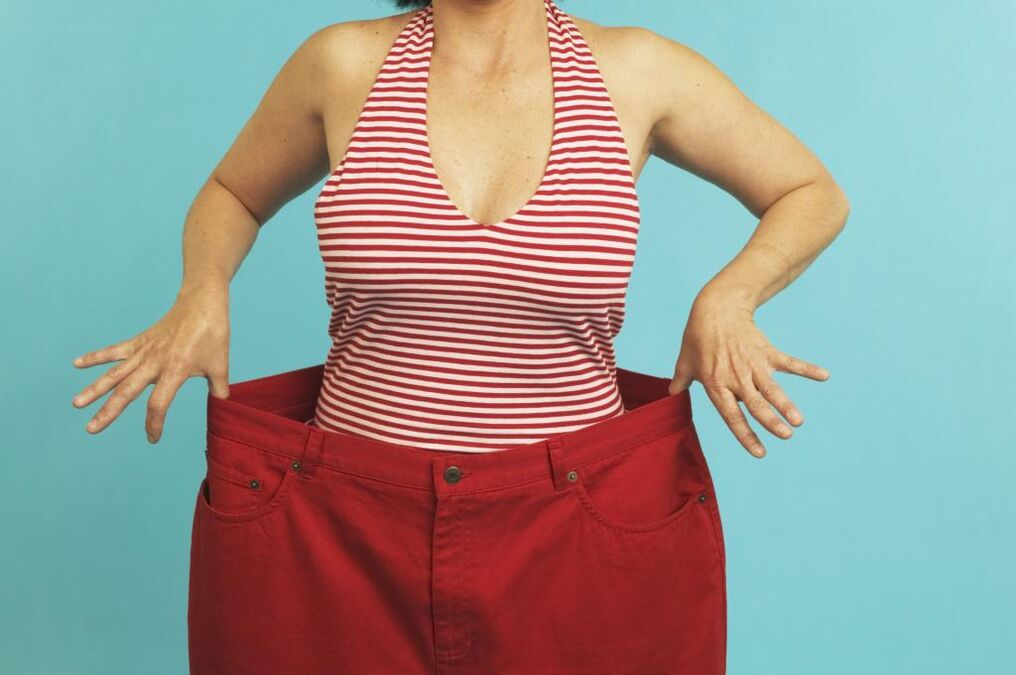 Cuando pierdes peso con una dieta química, tu ropa vieja te queda demasiado grande